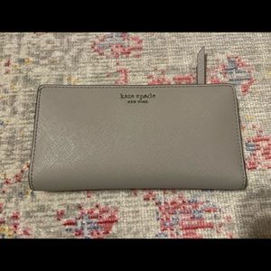 Grey Kate Spade Wallet